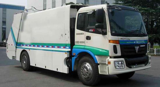 福田壓縮式垃圾車(chē)