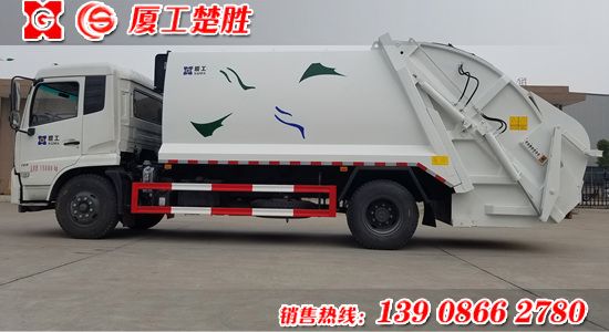 東風(fēng)天錦國(guó)五12方壓縮式垃圾車(chē)