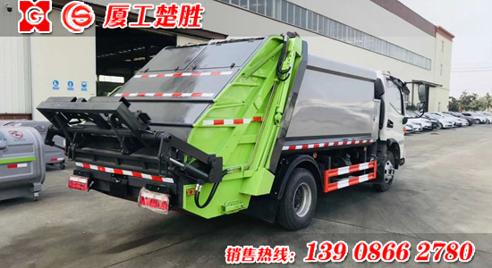 國(guó)六江淮8方壓縮式垃圾車(chē)