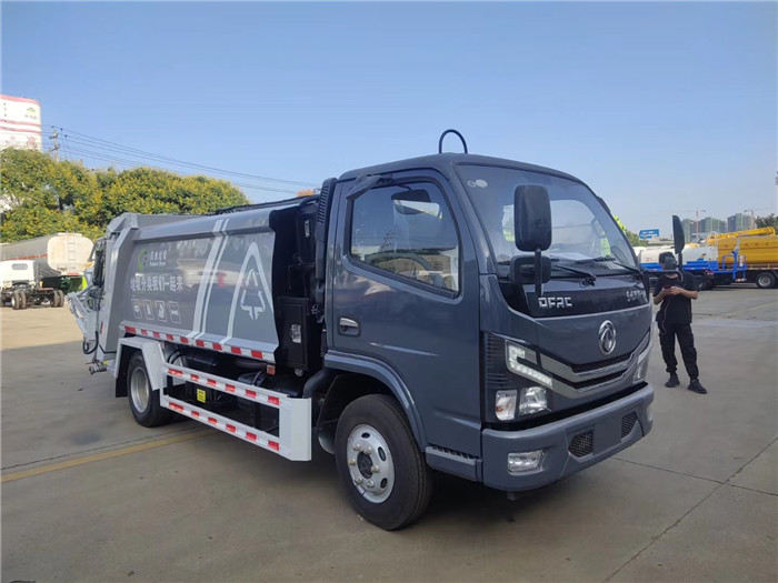 上京牌、地下室5方壓縮式垃圾車(chē)